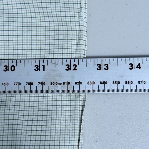 Brooks Brothers Est 1818 LS Cotton Dress Shirt 17 1/2 - 5 Blue Yellow Check - Picture 10 of 10